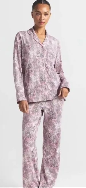 SKIMS Long Sleep Set NWT Small Bloom Mini Multi Animal Pajamas thumbnail 1