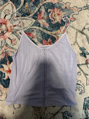American Eagle Outfitters Purple Tank Top thumbnail 1