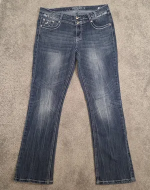 Revolt Jeans Y2K Women 12 Western Embroidered Country Rodeo Bedazzle Jeweled thumbnail 1