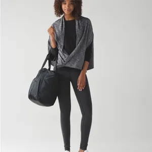Lululemon Vinyasa Gray Wrap Scarf thumbnail 6
