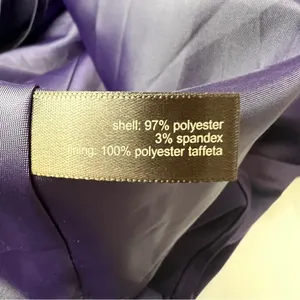 The Limited Purple One Shoulder Rosette Satin Cocktail Dress Size 6 thumbnail 5