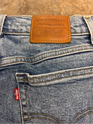 Levi's Premium Mid-Length Western Blue Denim Skirt Medium Wash Womens 28 thumbnail 7