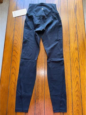 Lululemon Align With Pockets High Rise 28” Black Size 4 NWT thumbnail 2