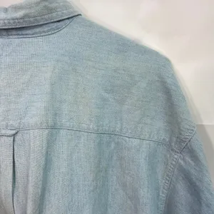 Vintage ACME‎ light wash blue denim embroidered looney tunes button cotton shirt thumbnail 10