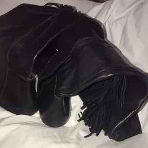 House of Harlow 1960 39.5 knee fringes boots thumbnail 6