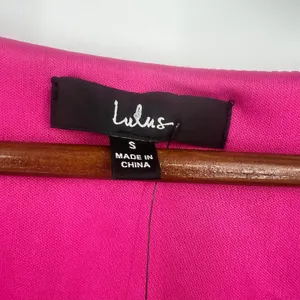 New Lulu’s See Me Stun Magenta Sleeveless Knotted Maxi Dress formal size small thumbnail 8