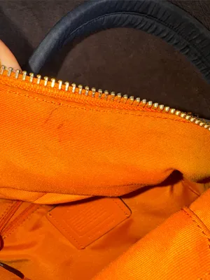 Coach Mini Pebbled Leather Backpack Mustard Yellow / Honey –good Condition thumbnail 16