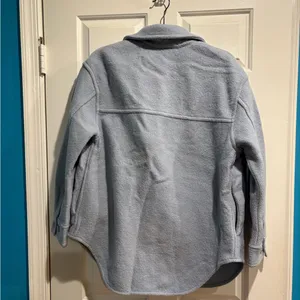 Aritzia Wilfred Free Ganna shirt jacket shacket light blue S M thumbnail 3