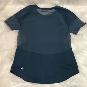Lululemon Blueish‎ Green Sheer top size 4 C34 thumbnail 6