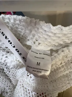 NWT crochet swimsuit cover up shorts thumbnail 3