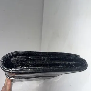 Michael Kors Buckle‎ Black Designer Old Money Minimalist Patent Leather Clutch thumbnail 13