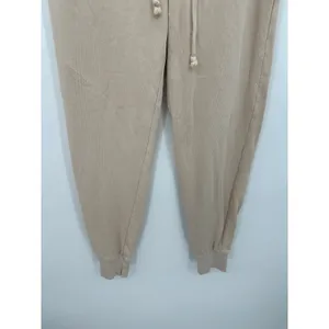 Aerie Cream Tan Jogger Sweatpants Drawstring‎ Waist Womens Size XS thumbnail 3