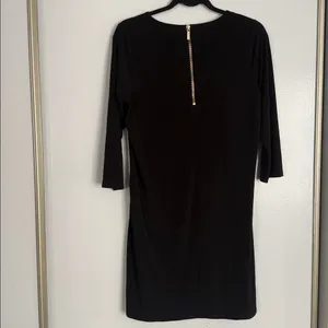 Michael Kors Black Long-Sleeve Shift Dress thumbnail 6