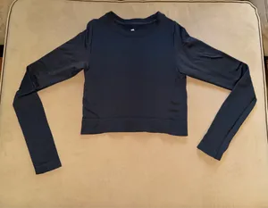 All in Motion Long Athletic Sleeve Cropped Top thumbnail 1