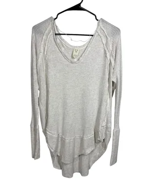 Free People We The Free Catalina Thermal Light Shirt Size Medium thumbnail 2