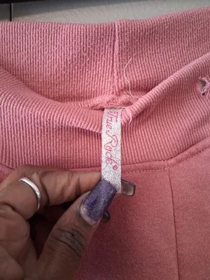 True Rock women's sweatpants sweats joggers loungewear in pink size large. Fits smaller to size. thumbnail 5