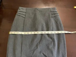 EXPRESS Gray Skirt Size 0 thumbnail 7