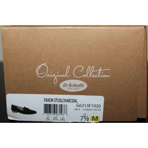 Women's Dr. Scholl's Faxon Studded Slip On Loafers Charcoal Gray Flats Size 7.5 thumbnail 10