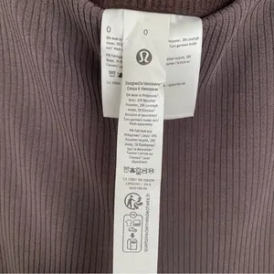 NWT Lululemon Ribbed Softstream Flared Pant in Espresso thumbnail 5