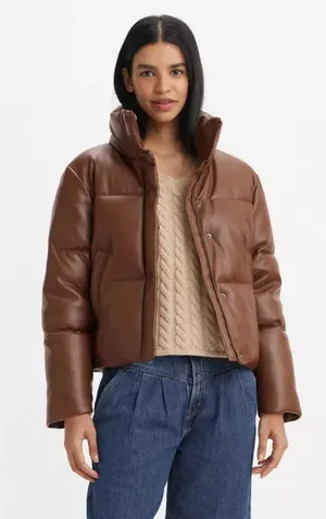 Levi’s Faux Leather Puffer thumbnail 1