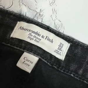 NWT Abercrombie & fitch‎ curve love skinny high rise Sz 33 thumbnail 6