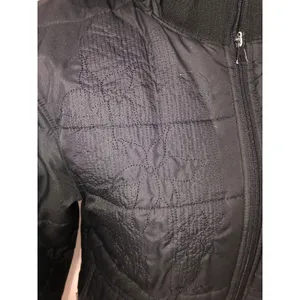 Matix Black Quilted Puffer Jacket Hooded Size M Streetwear Skater Punk Goth Y2K thumbnail 2