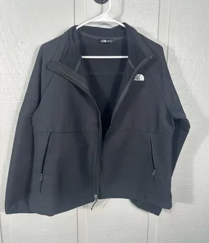 The North Face Black Full Zip Jacket Size Medium EUC thumbnail 1