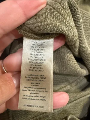 Faherty Stretch Terry Patch Pocket Pants Army Olive Green Flat Front EUC Size 28 thumbnail 5
