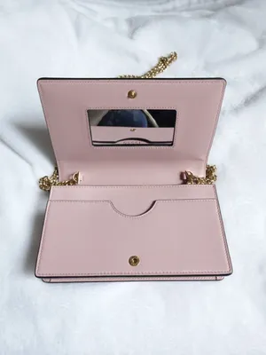 GUCCI Gg Matelassé Chain Wallet - Light Pink thumbnail 8