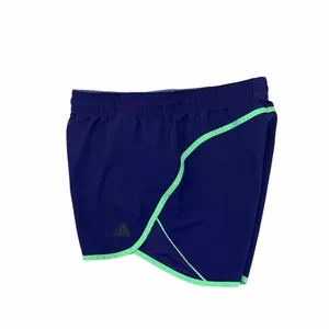Adidas Womens XS Athletic Running Shorts Blue Green Activewear Sporty thumbnail 3