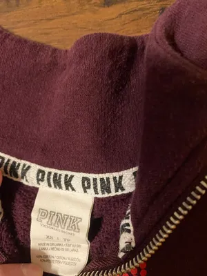PINK QuarterZip Sweatshirt thumbnail 2