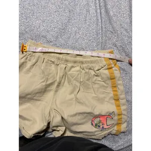 Champion tan pull on shorts side stripe logo floral size medium drawstring thumbnail 9