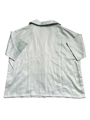 House of Harlow 1960 Sleepwear Seafoam Satin Pajama Set Medium Top Small Bottom thumbnail 4
