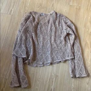 Show Me Your MuMu Beige Knit Top thumbnail 4
