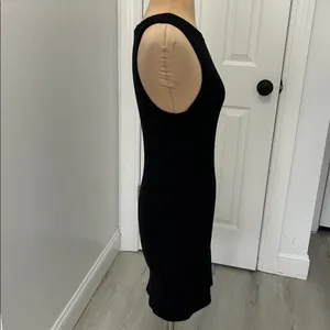 Aritzia Wilfred Free Seymour Ribbed Tank Dress Black thumbnail 4