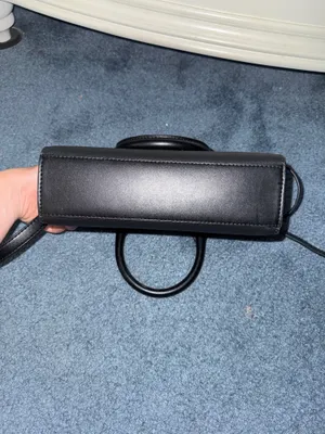 Michael Kors Black Leather Satchel Handbag thumbnail 6
