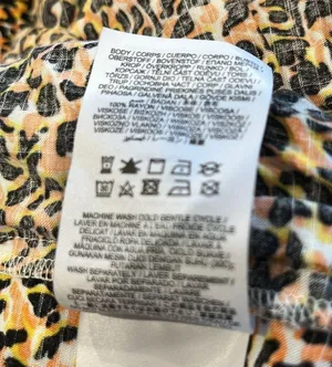 Hurley Leopard Animal Wide Elastic Waistband Drawstring Loungewear Pants XL thumbnail 9