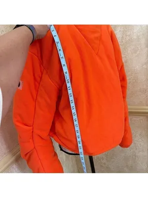 FP MOVEMENT Free People Neon Orange Puffer Fleece Jacket Cropped Insulated Sz L thumbnail 10