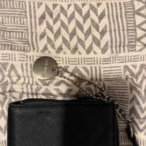 Steve Madden Black Crossbody Bag Chain Strap Flap Wallet Purse Faux Leather thumbnail 6