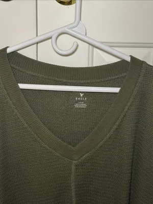 Women’s American Eagle Waffle Long Sleeve Shirt thumbnail 2