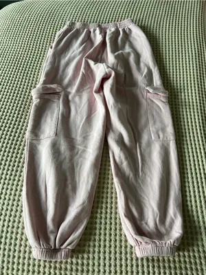 Pink Cargo Sweatpants - Soft Elastic Waist & Ankle thumbnail 2