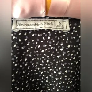 Abercrombie fitted blouse polka dots size small Y2K thumbnail 5