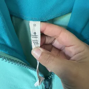 Lululemon Define Jacket Full-Zip Athletic Performance Teal Blue Women's Size 10 thumbnail 7