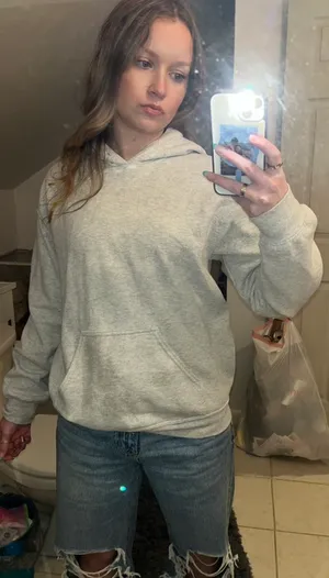 Gray Oversized Sweatshirt thumbnail 5
