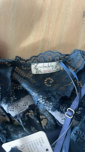 Free Just People Dreamy Maxi Slip Indigo Blue thumbnail 4