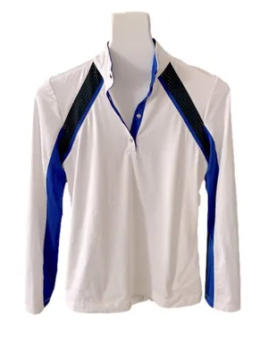 TAIL Activewear Golf Long Sleeve Shirt Blue Size XS thumbnail 1