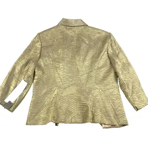 Alex Evenings Women‎ Size 14 (Med) Gold Shimmer Iridescent Dress Jacket Set NWT thumbnail 4