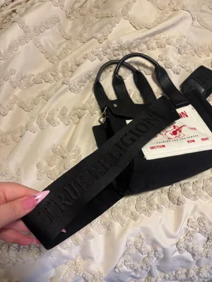 True Religion canvas purse thumbnail 2