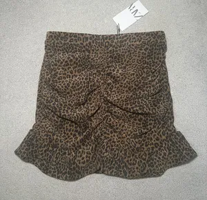 NWT  Leopard Print Mini Skirt Size Medium thumbnail 2