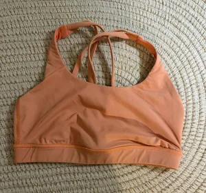 Orange Lululemon Bra Sports thumbnail 1